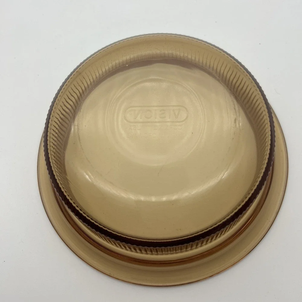 Vintage Vision‎ Corning (V-30-B) 24oz Amber Glass Bowl Pyrex